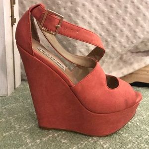 Coral Steve Madden heels